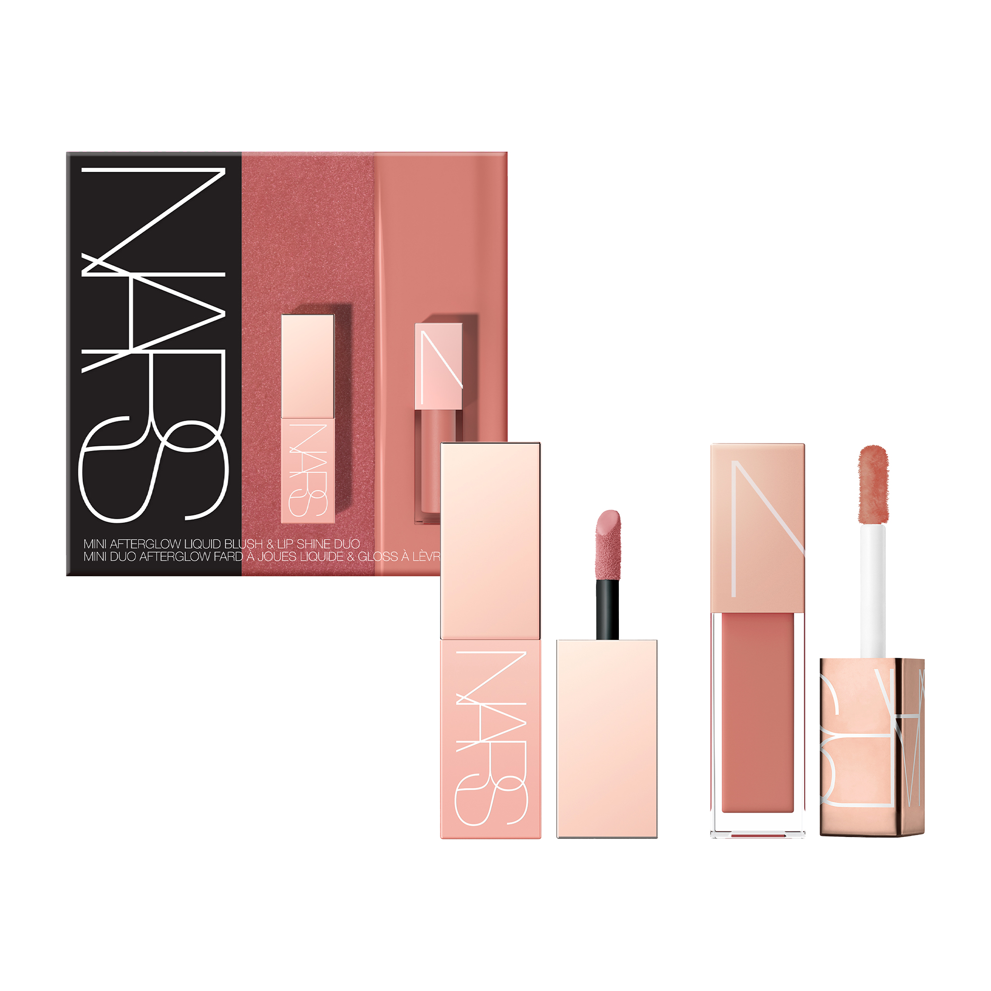 Mini Afterglow Liquid Blush & Lip Shine Duo - Dolce Vita & Chelsea Girls, NARS COFANETTI E IDEE REGALO