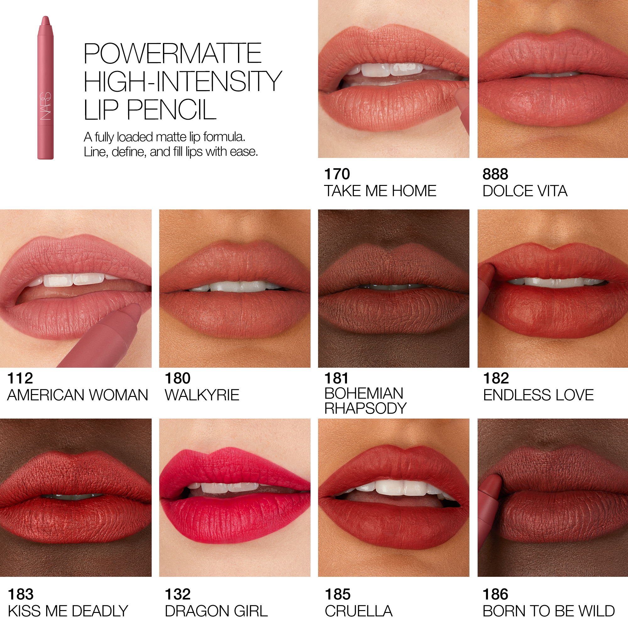Powermatte High-Intensity Lip Pencil, NARS Nuovi arrivi Powermatte High-Intensity Lip Pencil, NARS Nuovi arrivi
