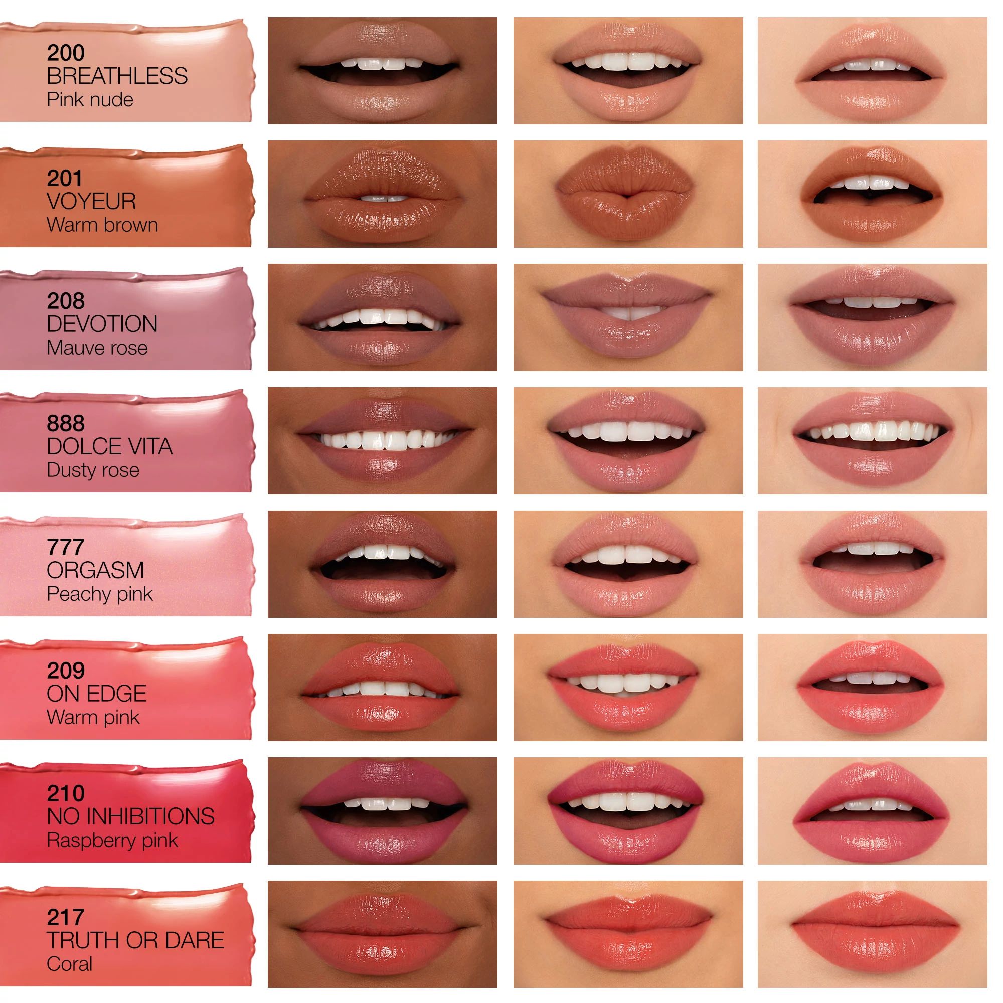 AFTERGLOW SENSUAL SHINE LIPSTICK, Nars Rossetti AFTERGLOW SENSUAL SHINE LIPSTICK, Nars Rossetti