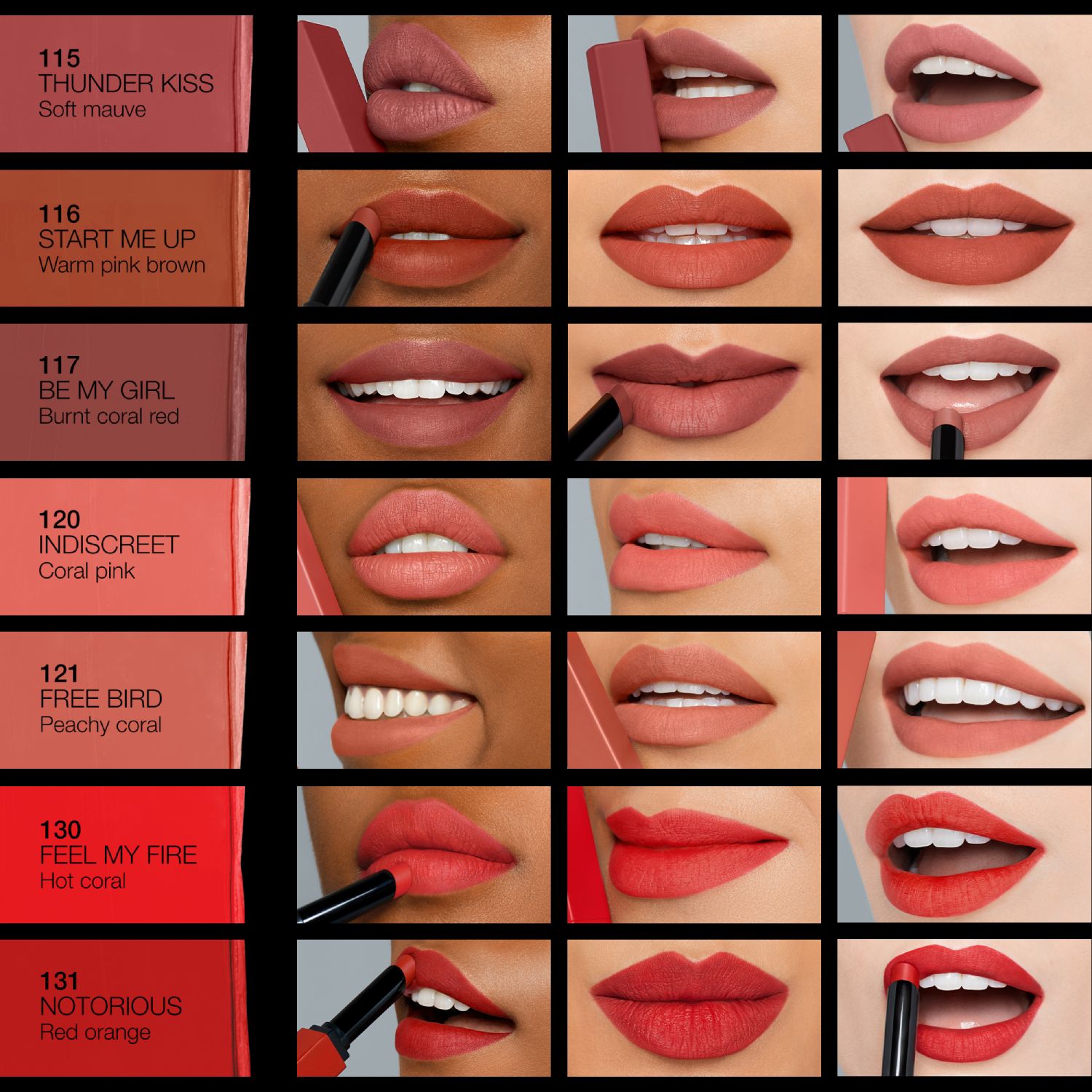 Powermatte Lipstick, NARS Rossetti Powermatte Lipstick, NARS Rossetti